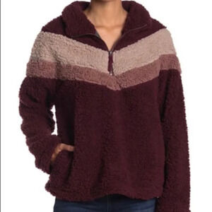 Ithaca Half Zip Wubby Pullover Sweater Size Small